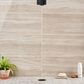 Soho Studio Zenit Taupe Beige 12" x 24" Travertine Look Polished Porcelain Tile, , large