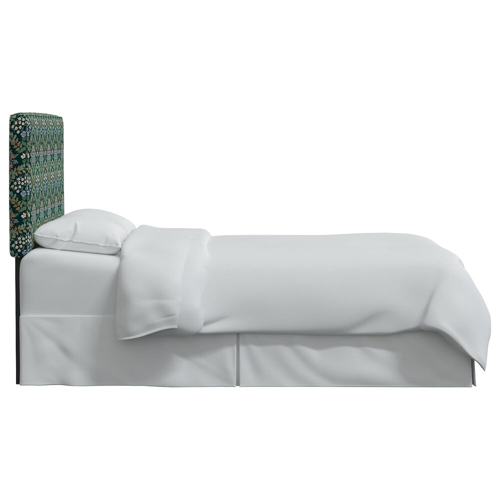 Rifle Paper Co Crafted by Cloth and Company Elly Twin Headboard in Bramble Emerald, , large