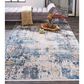 Feizy Cadiz 3"1" x 5" Blue and Ivory Area Rug, , large