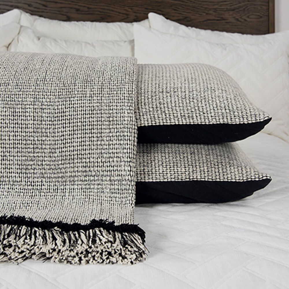 Rizzy Home Donny Osmond 3-Piece Twin Wedding Blanket in Black, , large