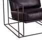Home Trends & Design Grosvenor Arm Chair with Ebony Black Cushion in Matte Brown, , large