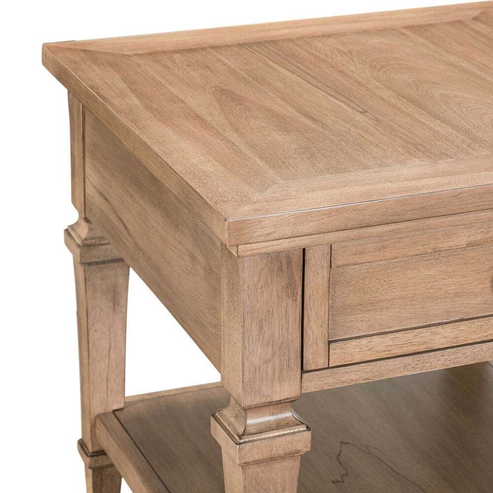Belle Furnishings Haven Hills End Table in Camel Beige, , large