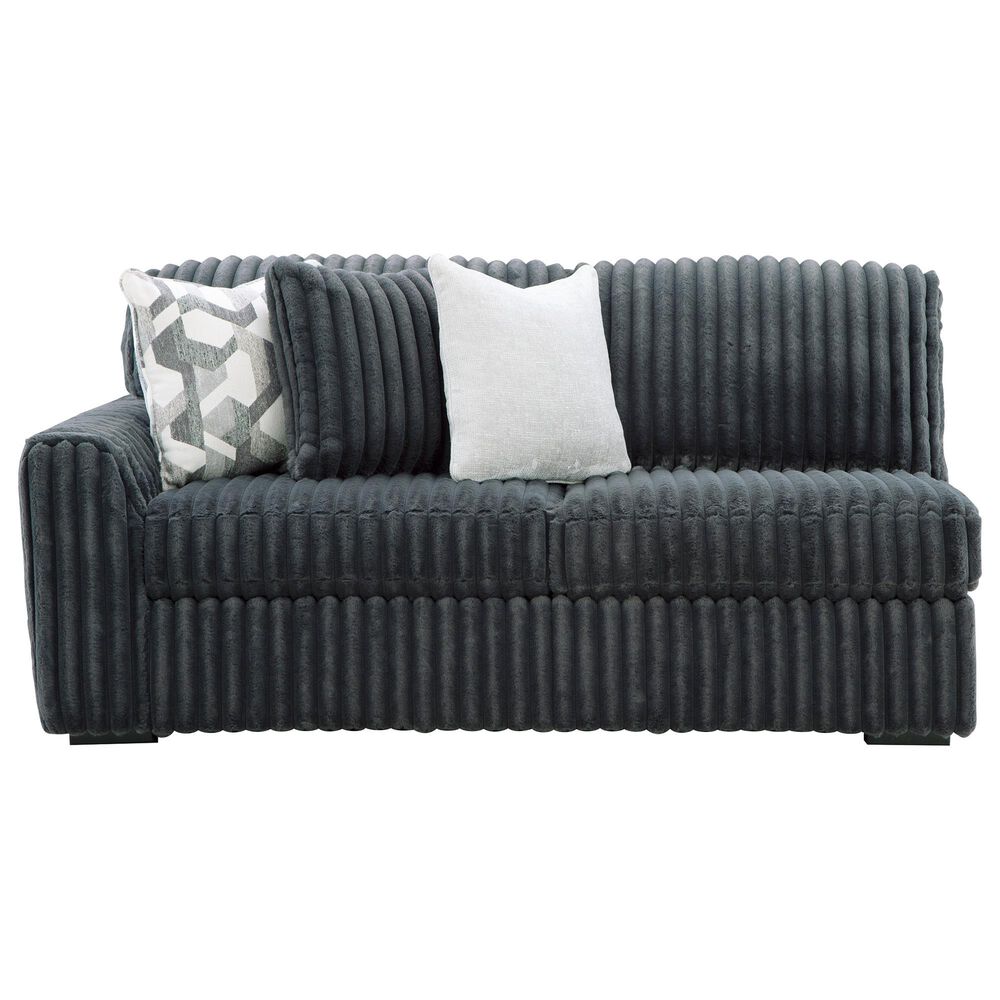Ashley Midnight-Madness 4-Piece Right Facing Sectional with Chaise in Gunmetal, , large