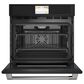 Cafe 2-Piece Kitchen Package with Matte Black 30" Smart Built-In Convection Single Wall Oven and Black 30" Touch Control Induction Cooktop, , large