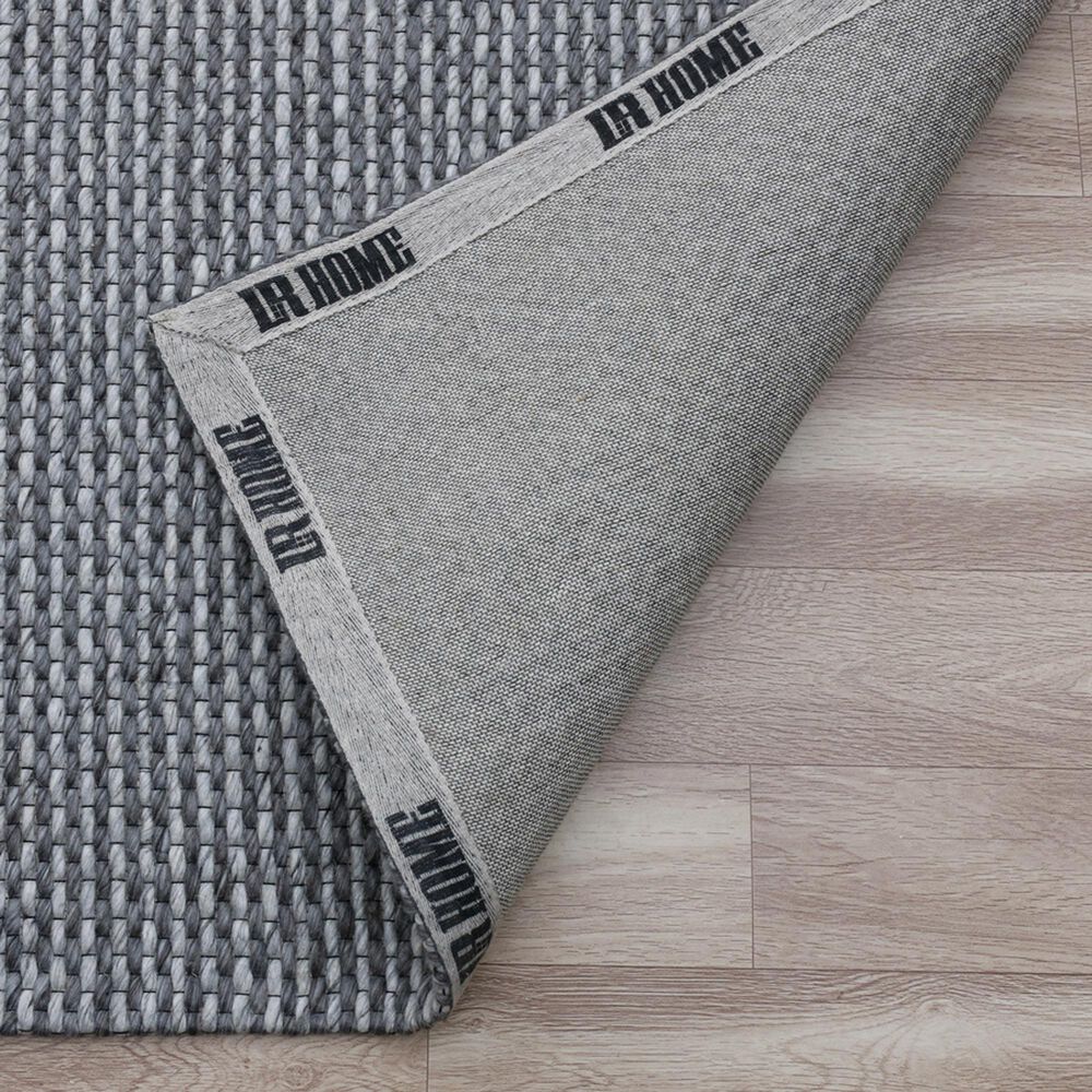 L&amp;R Resources Bergen 5&#39; x 7&#39;9&quot; Gray and Silver Area Rug, , large