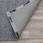 L&R Resources Bergen 5" x 7"9" Gray and Silver Area Rug, , large