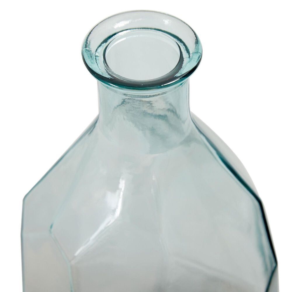 Maple and Jade Handmade Abstract Decorative Vase in Polished Teal, , large