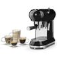 Smeg 33.81 Oz Espresso Manual Coffee Machine in Black and Polished Chrome, , large