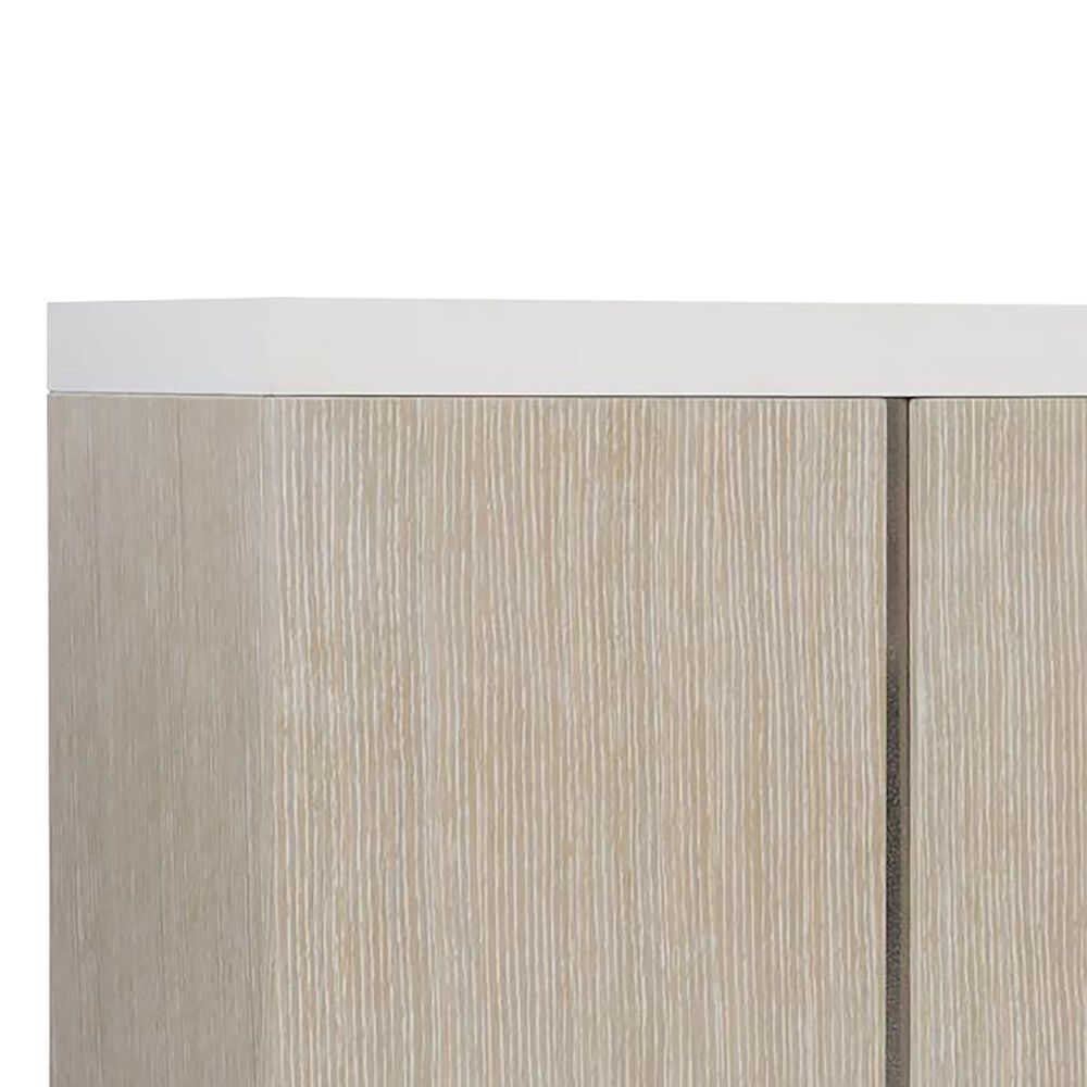 Bernhardt Solaria Sideboard in Fossil and Shiny Nickel, , large