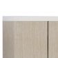 Bernhardt Solaria Sideboard in Fossil and Shiny Nickel, , large
