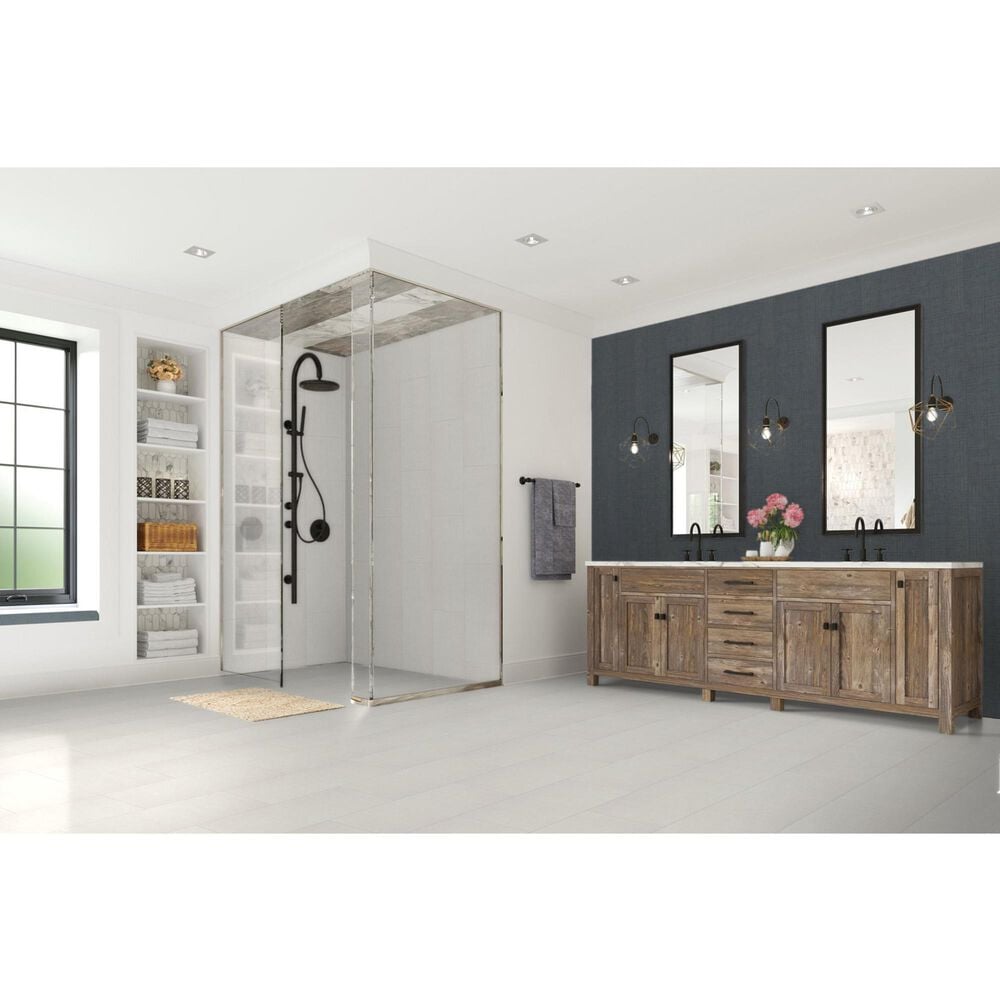 Dal-Tile Fabric Art White 12&quot; x 24&quot; Porcelain Tile, , large