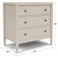 Shannon Hills Laguna 3 Drawer Nightstand in Drift with USB Ports, , large