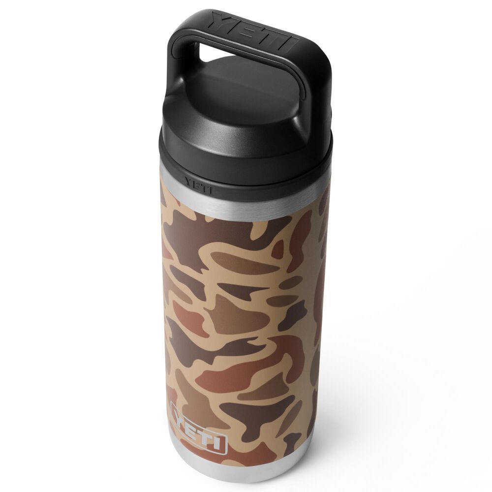 YETI Rambler 18 Oz Water Bottle with Chug Cap in Wetlands Camo, , large