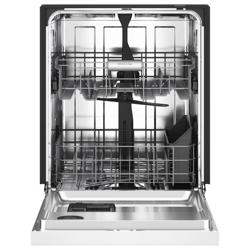 Maytag 24&quot; Built In Pocket Handle Dishwasher in White, , large