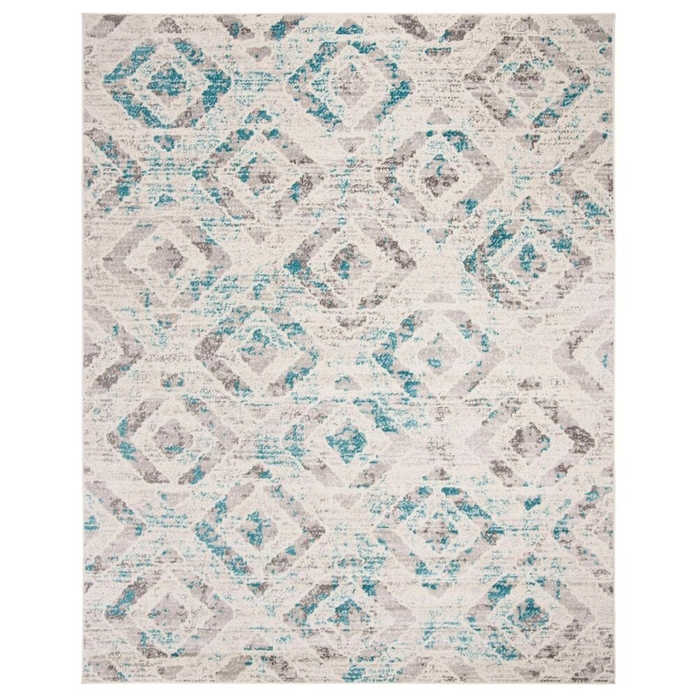Safavieh Skyler SKY190D 10" x 14" Ivory and Blue Area Rug, , large