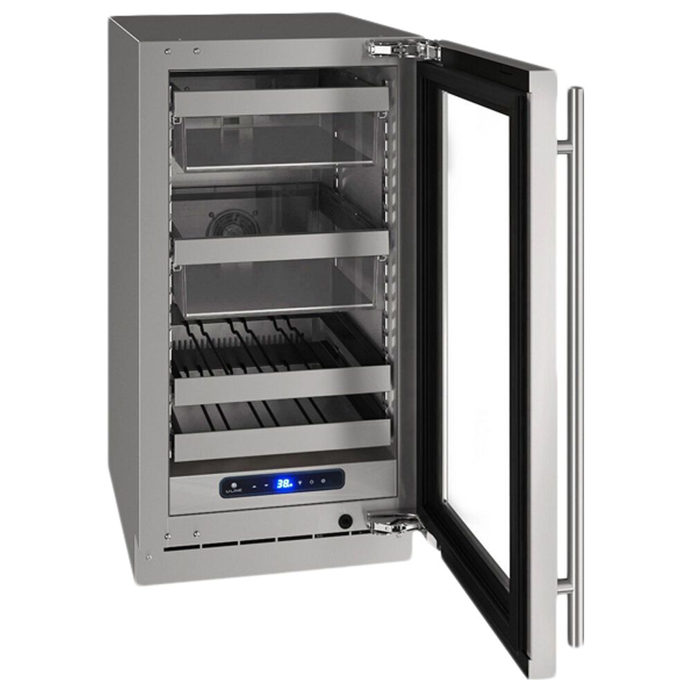 U-Line 18&quot; Beverage Center in Stainless Frame, , large