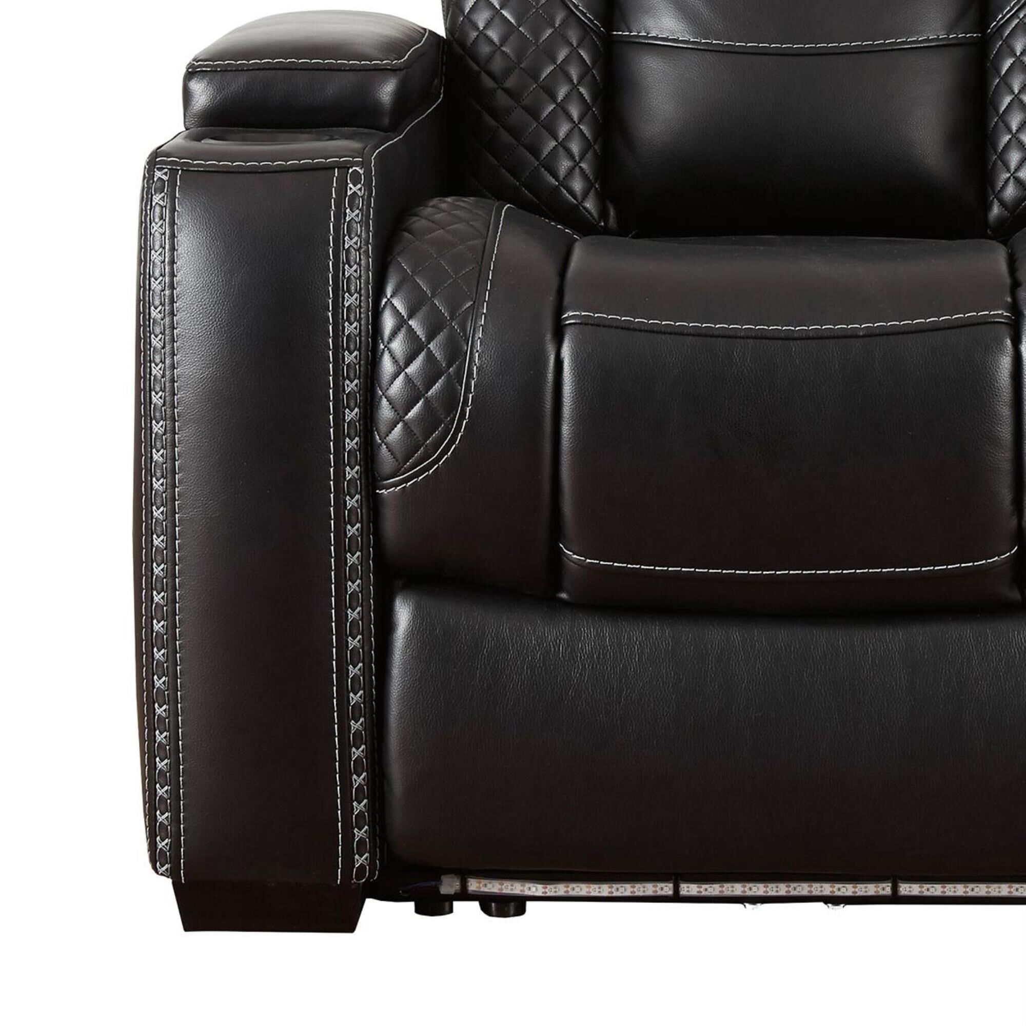 Signature design by ashley 2025 party time power recliner headrest