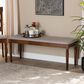 Baxton Studio Giovanni Dining Bench in Walnut Brown, , large