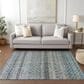 Dalyn Rug Company Burano BU6 10" x 14" Blue Indoor/Outdoor Area Rug, , large