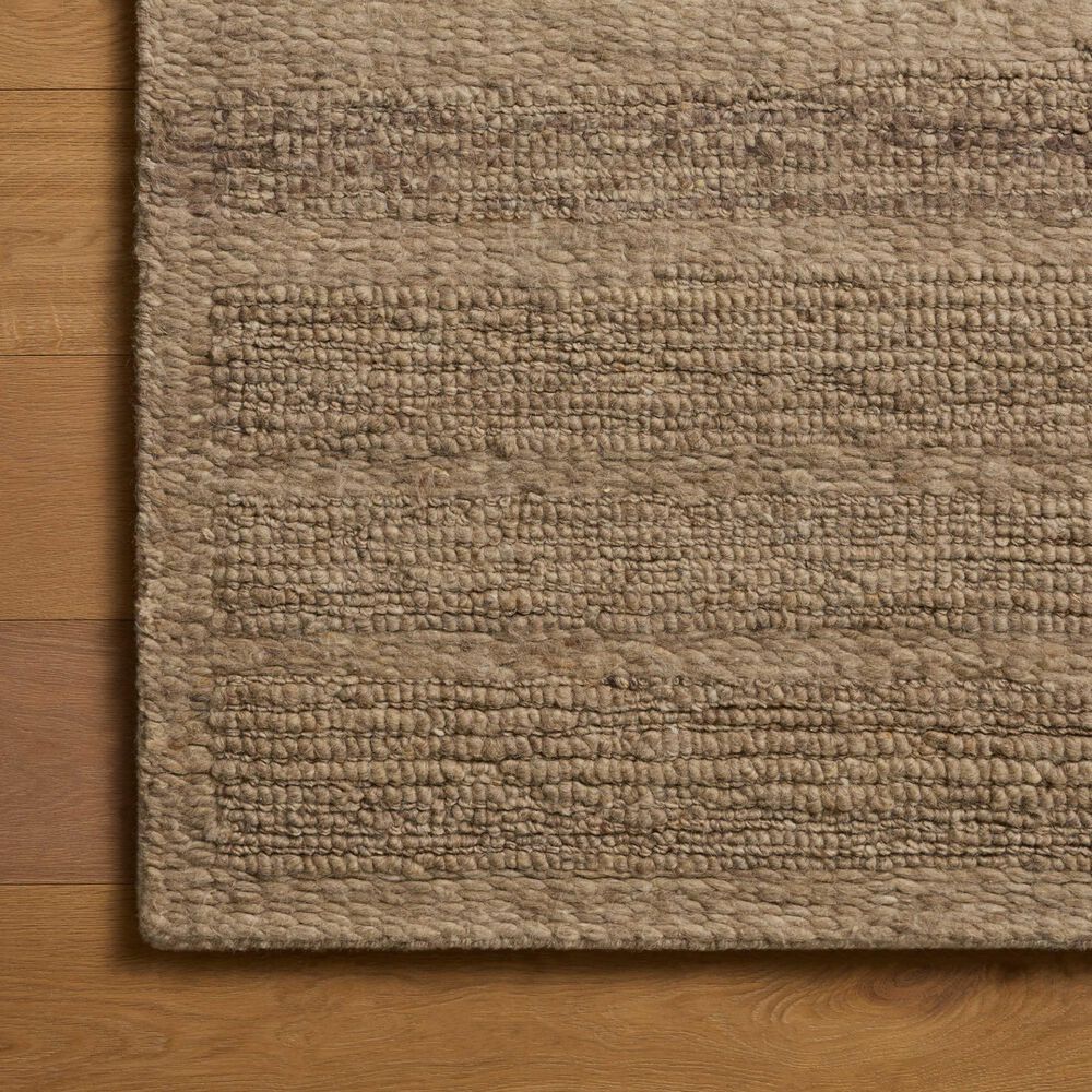 Loloi Lennox Taupe 5'6" x 8'6" Area Rug, , large