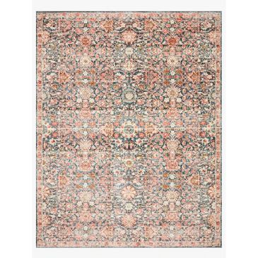Loloi II Saban SAB-03 2"7" x 4" Navy and Rust Area Rug, , large