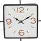 Novogratz 12" x 12" Wall Clock in Black, , large