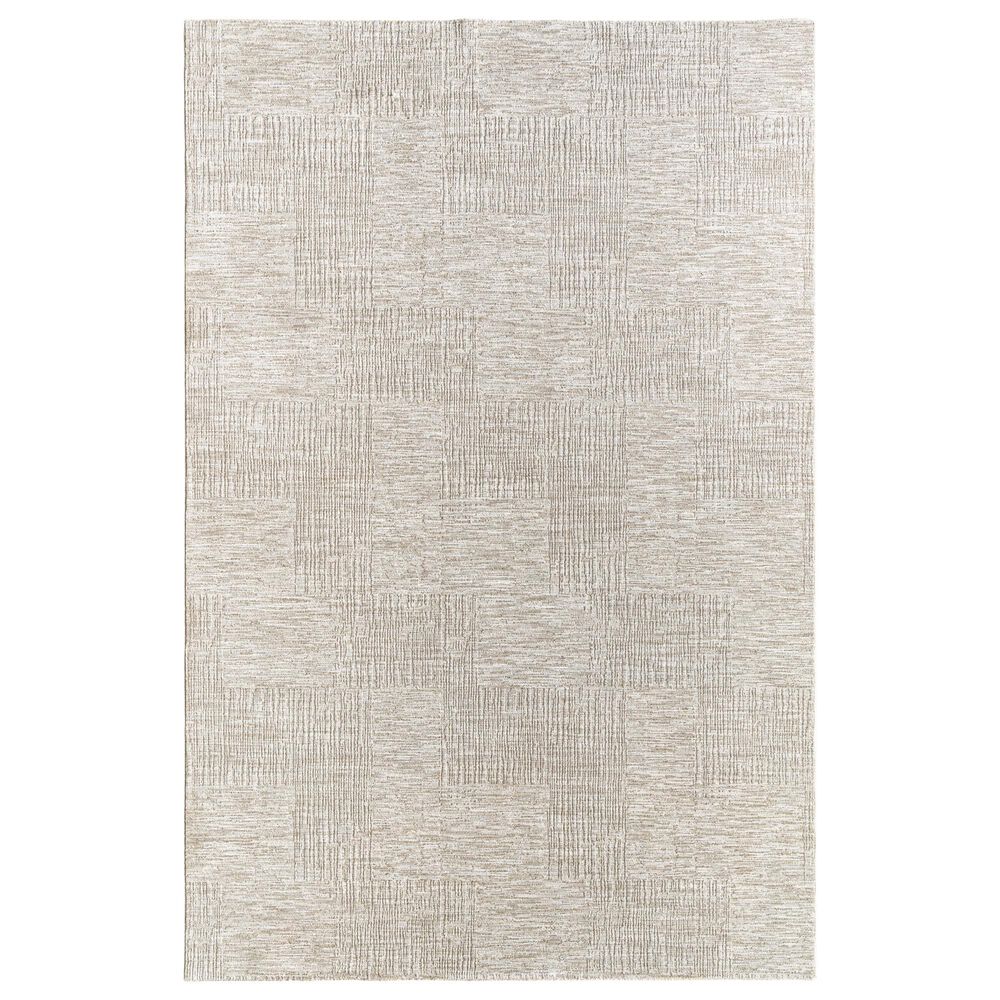 Surya Masterpiece Light Gray, Medium Gray and Cream 2"7" x 3"11" Area Rug, , large