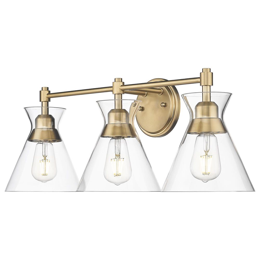Golden Lighting Malta 3-Light Bath Vanity in Brushed Champagne Bronze, , large