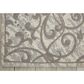 Nourison Damask DAS01 8" x 10" Ivory and Grey Area Rug, , large