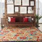 Nourison Aloha ALH17 7" x 10" Multicolor Indoor/Outdoor Area Rug, , large