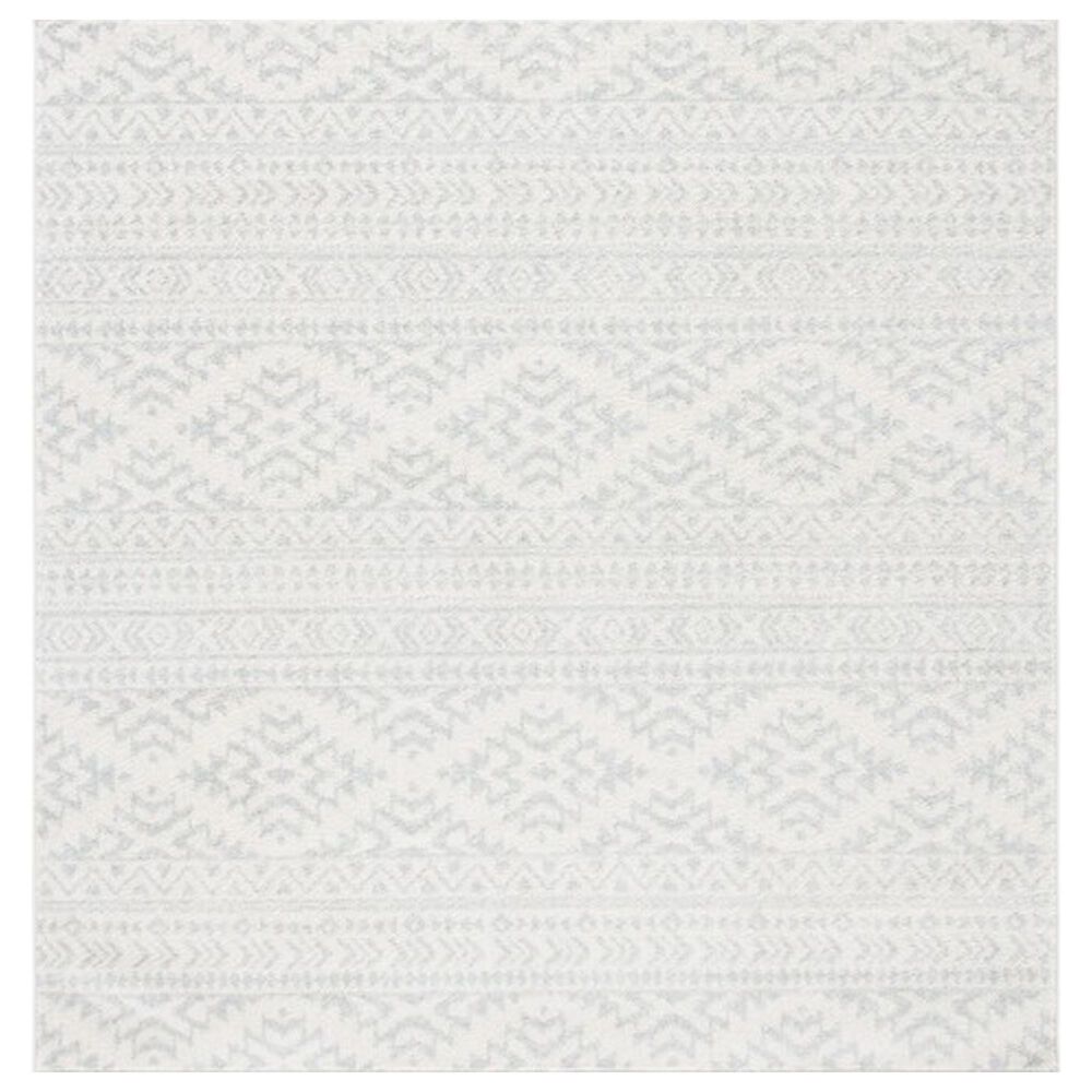 Safavieh Tulum  6"7" Square Light Grey Area Rug, , large
