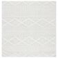Safavieh Tulum  6"7" Square Light Grey Area Rug, , large