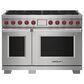 Wolf 48" Dual Fuel 8 Burners Range in Stainless Steel, , large