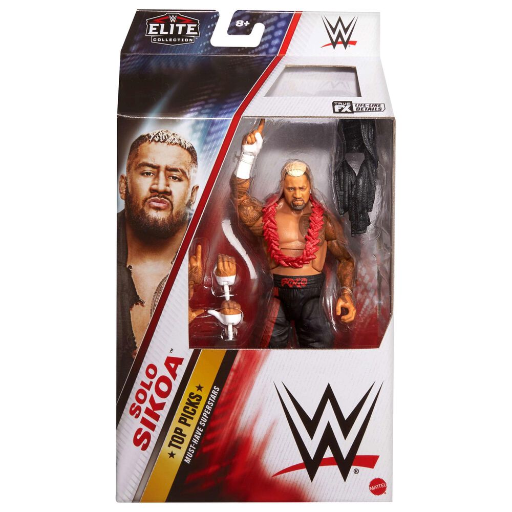WWE Elite Top Picks Action Figure - Solo Sikoa in Multicolor, , large