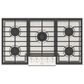 Fulgor Milano 36" Natural Gas Cooktop with Central Dual Burner in Stainless Steel, , large