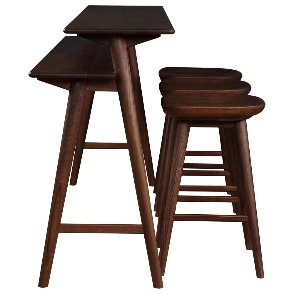 Stickley Furniture Walnut Grove Gathering Island in Warm Brown, , large
