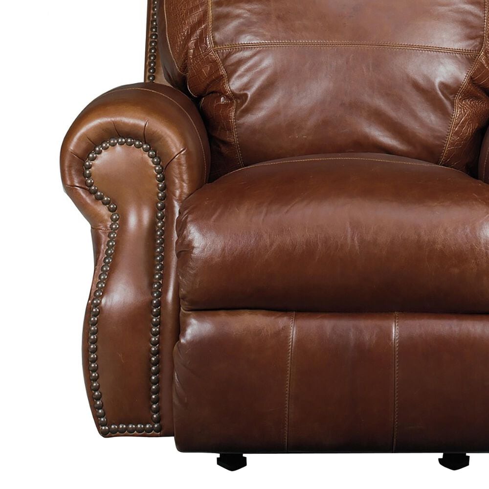 USA Premium Leather Power Recliner in Brandy, , large