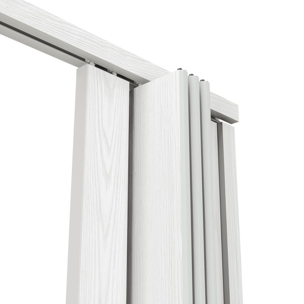 Rta Products Llc Loft Series 32&quot; Premium Double Walled PVC Foldable Accordion Doors in White Oak, , large