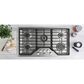 Cafe 2-Piece Kitchen Package with Matte White 30" Smart Built-In Convection Double Wall Oven and Stainless Steel 36" Gas Cooktop, , large