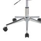 LumiSource Margarite Swivel Task Chair with Brown Faux Leather Cushion in Chrome, , large
