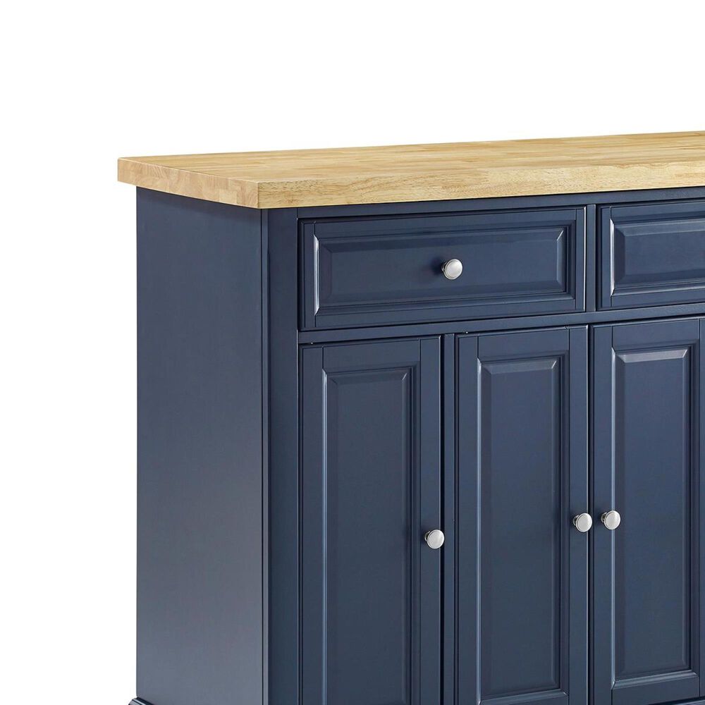 Crosley Furniture Madison Kitchen Cart in Navy, , large