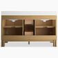 Kohler Solive 60" Double Bathroom Vanity in Light Oak with 2 cm White Quartz Top and Rectangular Sinks, , large