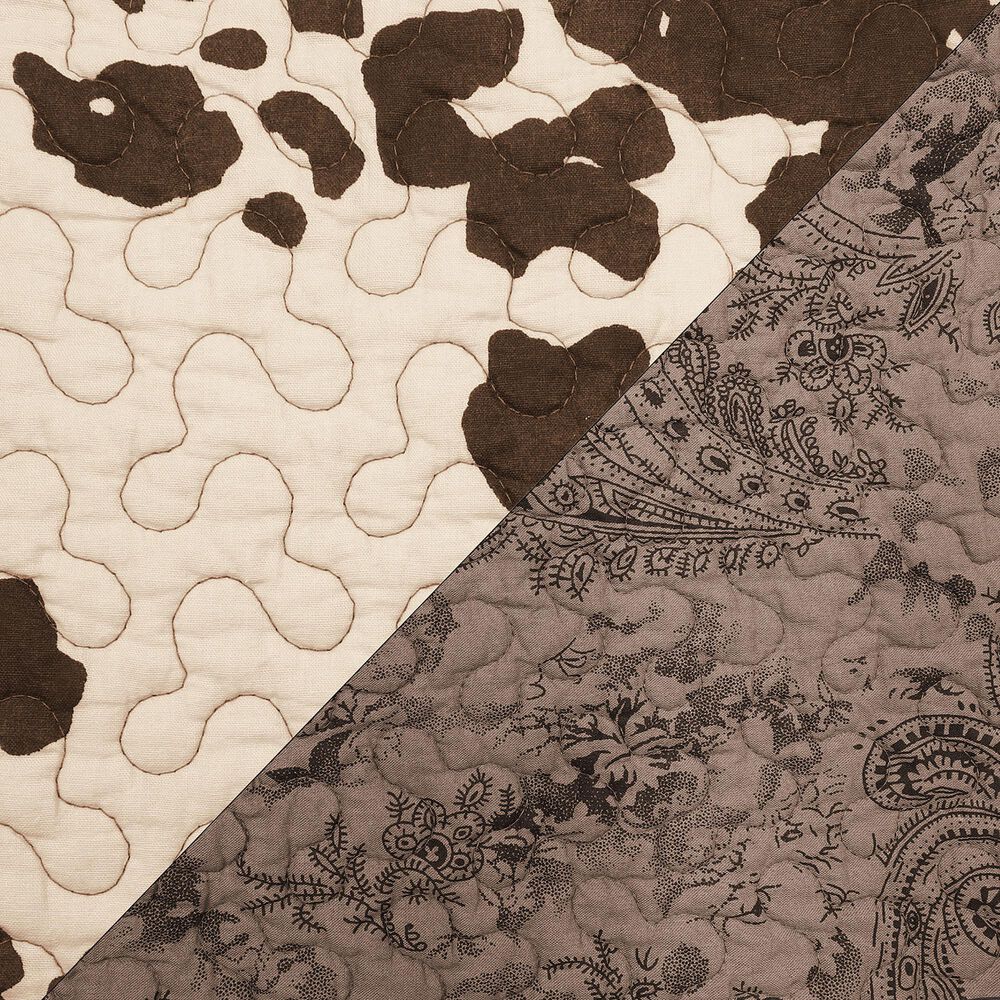 HiEnd Accents Elsa 3-Piece Full/Queen Quilt Set in Brown, , large