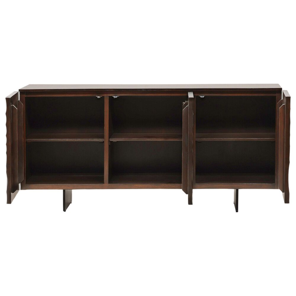 Blue Sun Designs Tavian Sideboard in Dark Brown and Black, , large