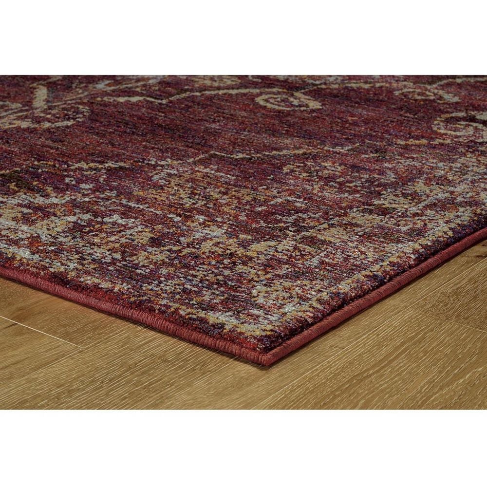 Oriental Weavers Andorra 7135E 10&#39; x 13&#39;2&quot; Red and Gold Area Rug, , large