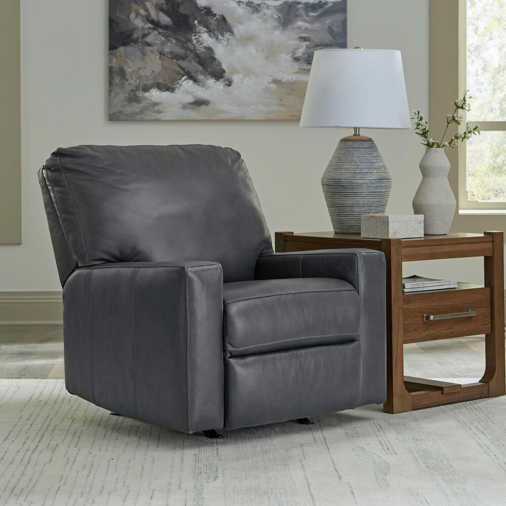 Ashley Bolsena Manual Rocker Recliner in Admiral, , large