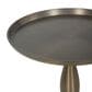 Four Hands Carden End Table in Dark Aluminum, , large