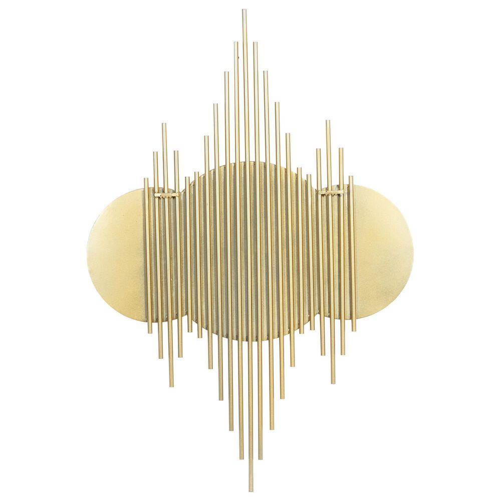 CosmoLiving by Cosmopolitan 27&quot; x 39&quot; Wall Mirror in Polished Gold, , large