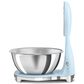 SMEG 50"s Retro Style Kitchen Scale in Pastel Blue and Chrome, , large