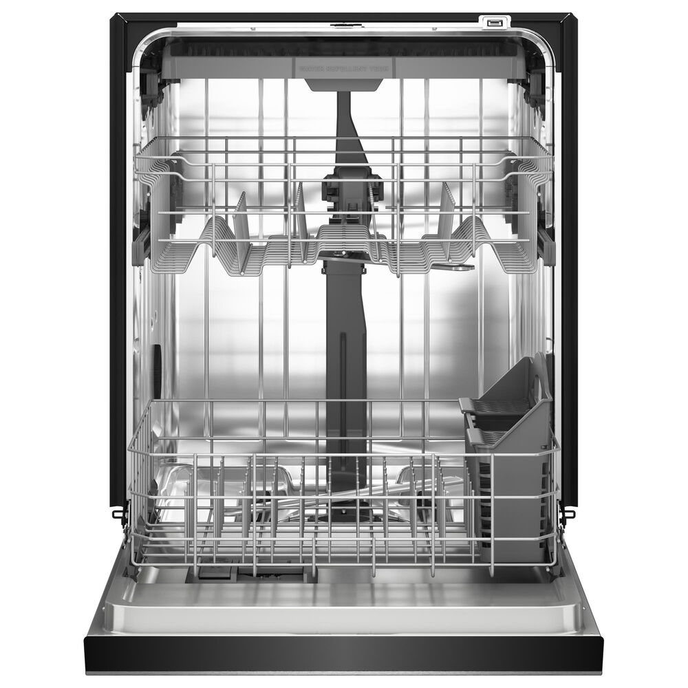 KitchenAid 24&quot; Third Level Utensil Rack Dishwasher with 30+ Total Wash Jets and Pocket Handle in Black, , large